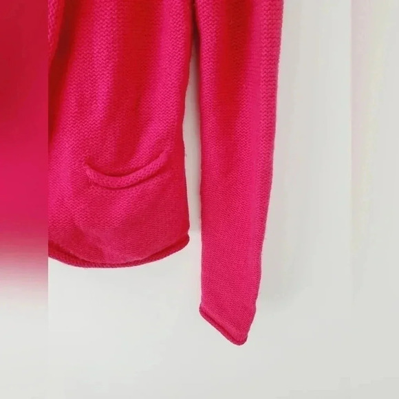 Peter Hahn pink 100%  soft wool cardigan sweater - Picture 6 of 11
